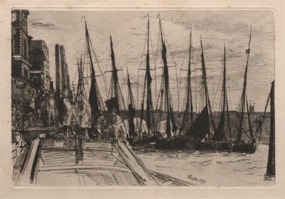 Billingsgate, 1859 de James Abbott McNeill Whistler