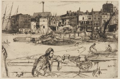 Muelle del León Negro de James Abbott McNeill Whistler