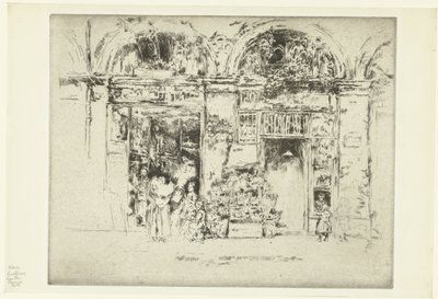 Floristería
Girasoles, calle de las Bellas Artes de James Abbott McNeill Whistler