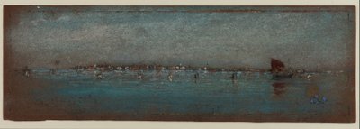 Azul y plata - Las islas, Venecia, 1879-80 de James Abbott McNeill Whistler