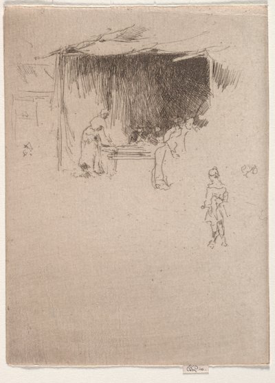 Puesto en una feria de James Abbott McNeill Whistler
