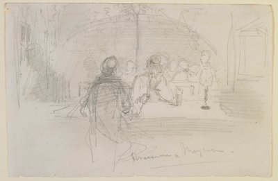 Cervecería en Maguncia, 1858 de James Abbott McNeill Whistler