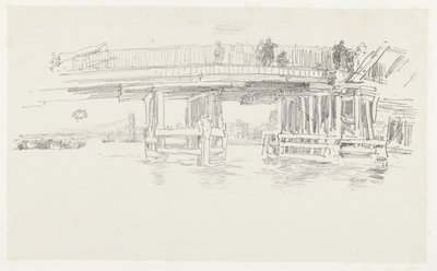 Puente sobre el Támesis Viejo puente de Battersea de James Abbott McNeill Whistler