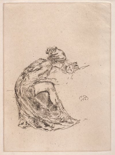Camafeo, No. 1 Madre e hijo, c. 1890-1893 de James Abbott McNeill Whistler