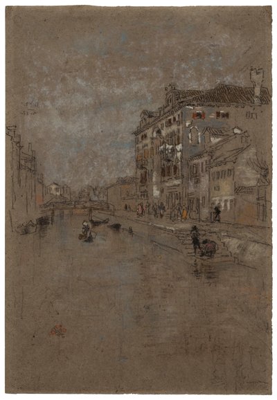 Canal en Venecia Almacén de Tabaco de James Abbott McNeill Whistler