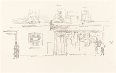 Tiendas de Chelsea, 1888 de James Abbott McNeill Whistler