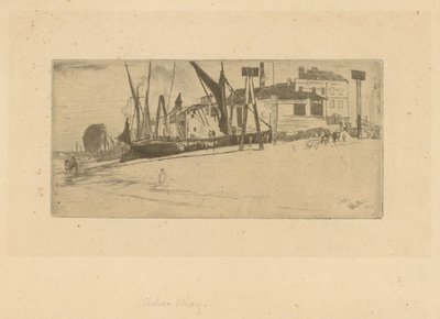 Muelle de Chelsea de James Abbott McNeill Whistler