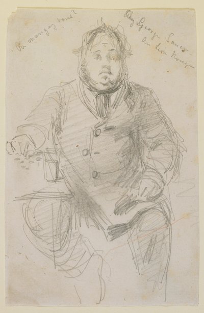 Chez George Sauer a Lion Rouge, 1858 de James Abbott McNeill Whistler