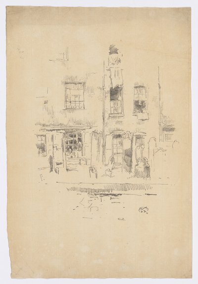 Patio de la iglesia de James Abbott McNeill Whistler