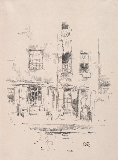 Cementerio, 1887 de James Abbott McNeill Whistler