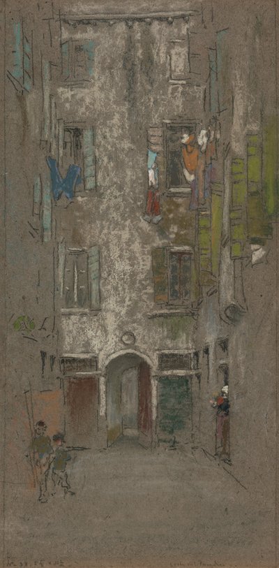 Corte del Paradiso de James Abbott McNeill Whistler