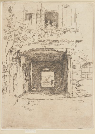 Puerta y vid, 1879-1880 de James Abbott McNeill Whistler