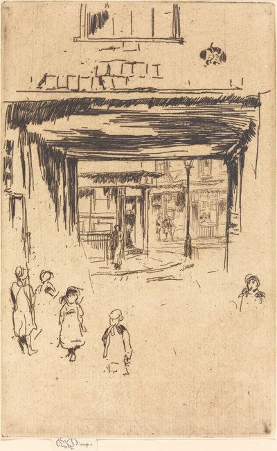 Drury Lane, c. 1880-1881 de James Abbott McNeill Whistler