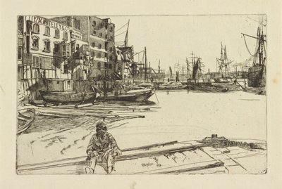 Muelle del Águila Tyzac Whiteley y Co., 1859 de James Abbott McNeill Whistler
