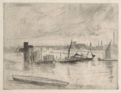 Mañana temprano en Battersea de James Abbott McNeill Whistler