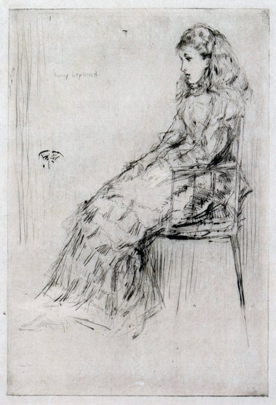 Fanny Leyland de James Abbott McNeill Whistler