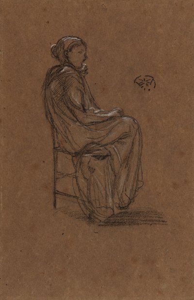 Figura femenina, sentada de James Abbott McNeill Whistler