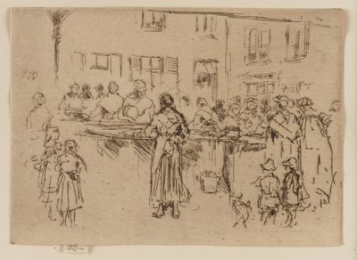 Mujeres pescadoras, Ostende de James Abbott McNeill Whistler