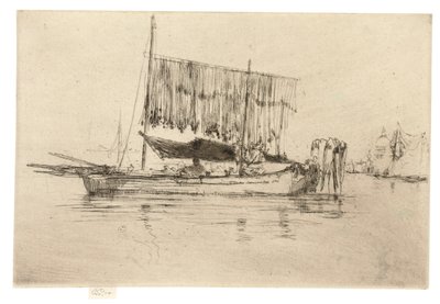 Barco de pesca, 1879-80 de James Abbott McNeill Whistler