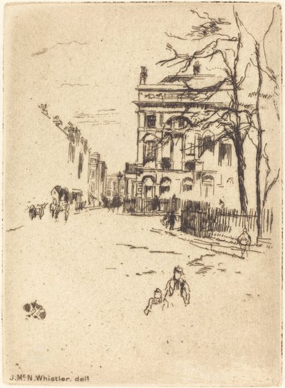 Plaza Fitzroy de James Abbott McNeill Whistler