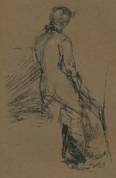 Estudio de forma, c1868 de James Abbott McNeill Whistler