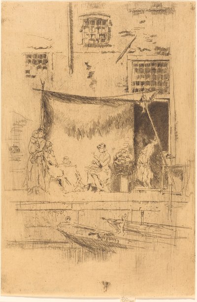 Puesto de Frutas, 1880 de James Abbott McNeill Whistler