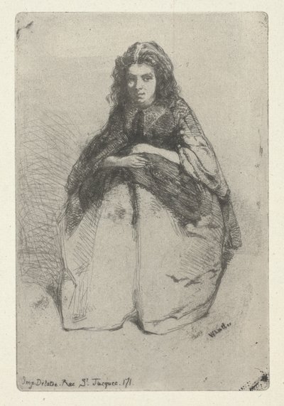 Fumette, c.1857 de James Abbott McNeill Whistler