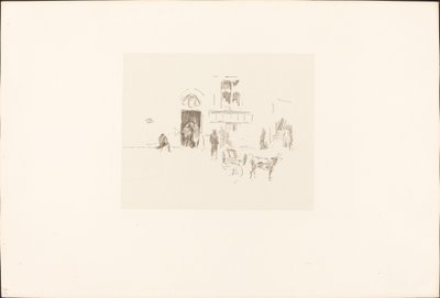 Puerta del Escenario de Gaiety de James Abbott McNeill Whistler
