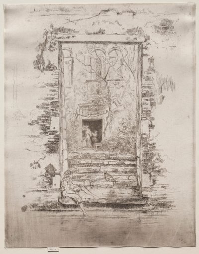 Jardín, 1886 de James Abbott McNeill Whistler