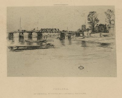 Vista general de Chelsea de James Abbott McNeill Whistler
