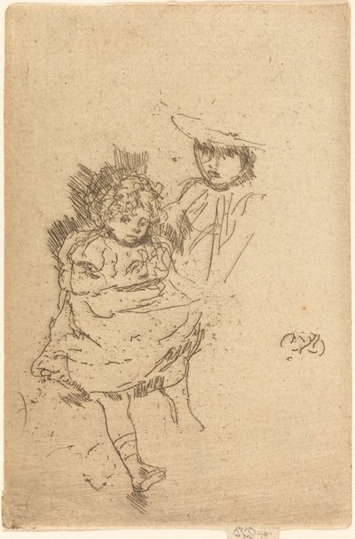 Bebé gitano de James Abbott McNeill Whistler