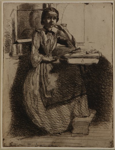 Gretchen en Heidelberg de James Abbott McNeill Whistler