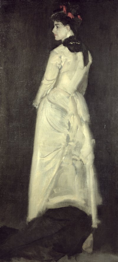 Armonía en color carne y negro: Retrato de Miss Louise Jopling (1843-1933) de James Abbott McNeill Whistler