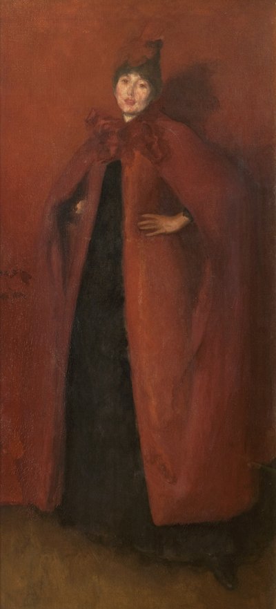 Armonía en rojo: luz de lámpara, 1884-86 de James Abbott McNeill Whistler