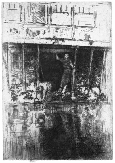 Casa en el canal de Amsterdam Pierrot de James Abbott McNeill Whistler