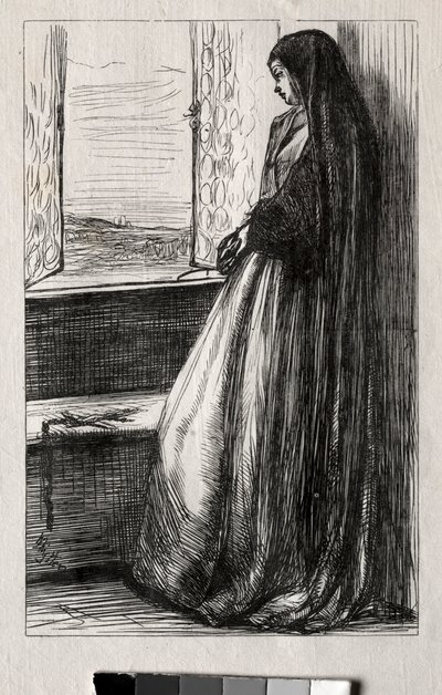 Ilustración para el Conde Bruckhardt en Once a Week, 1862 de James Abbott McNeill Whistler