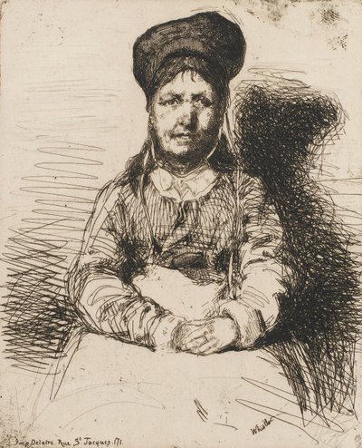 La Retameuse. Una de las Doce Aguafuertes de la Naturaleza, El Conjunto Francés de James Abbott McNeill Whistler