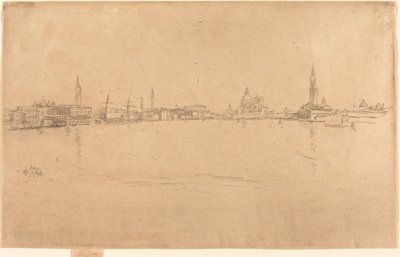 La Salute: Amanecer, 1879-1880 de James Abbott McNeill Whistler