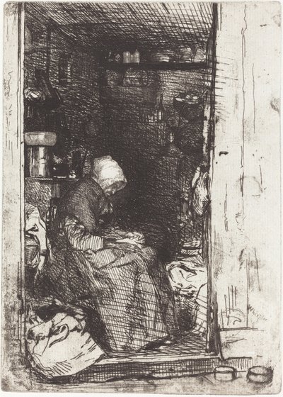La Vieja con Harapos de James Abbott McNeill Whistler