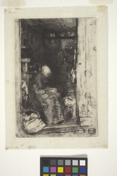 La Vielle Aux Loques (aguafuerte) de James Abbott McNeill Whistler