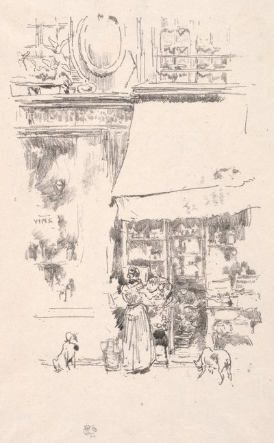 La frutera de la Rue de Grenelle de James Abbott McNeill Whistler