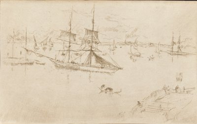 Laguna-Mediodía, 1879-1880 de James Abbott McNeill Whistler