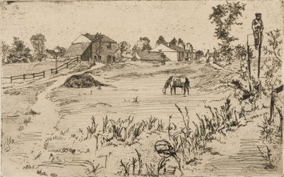 Paisaje con Caballos, 1859 de James Abbott McNeill Whistler