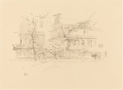 Lindsay Row, Chelsea, 1888 de James Abbott McNeill Whistler