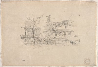 Lindsay Row, Chelsea, 1888 de James Abbott McNeill Whistler
