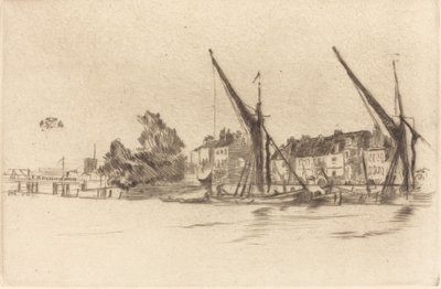 Casas Lindsey, 1877 de James Abbott McNeill Whistler