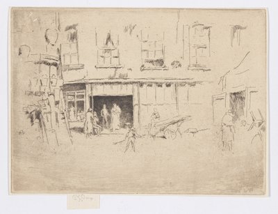 Little Court, c.1880-81 (aguafuerte; tinta sobre papel) de James Abbott McNeill Whistler