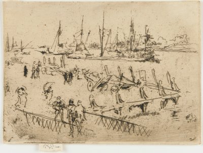 Pequeño Dordrecht, 1884 de James Abbott McNeill Whistler