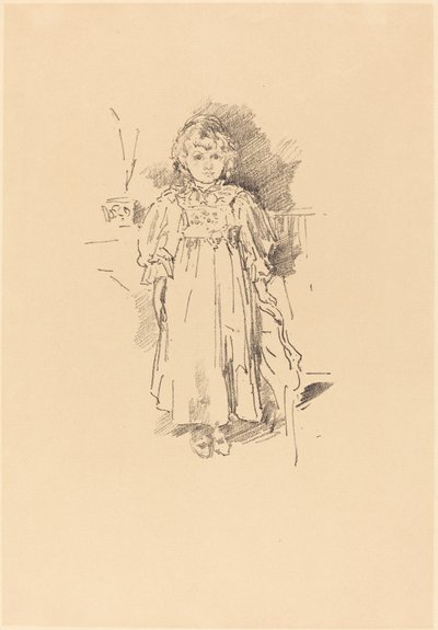 Pequeña Evelyn, 1896 de James Abbott McNeill Whistler