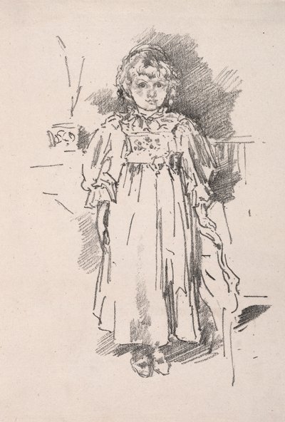 Pequeña Evelyn, 1896 de James Abbott McNeill Whistler